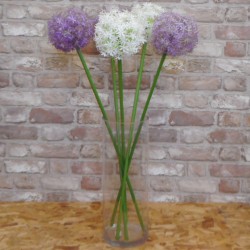 40cm x 15cm Clear Glass Cylinder Vase - GL028 7A
